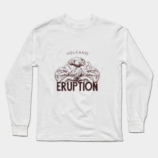 Eruption Volcano Long Sleeve T-Shirt